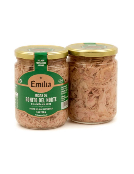 MIGAS DE BONITO EN ACEITE OLIVA EMILIA
