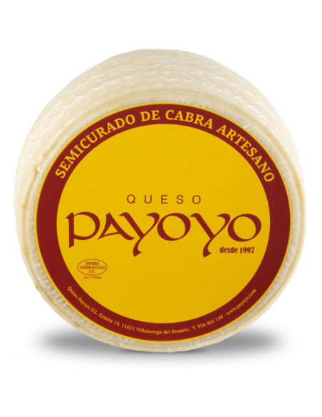QUESO SEMI CURADO PURO DE CABRA PAYOYO