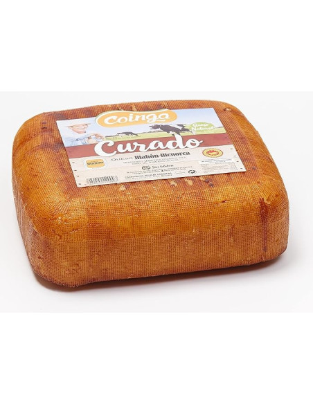 QUESO DE VACA CURADO ARTESANO MAHON DO COINGA D.O.