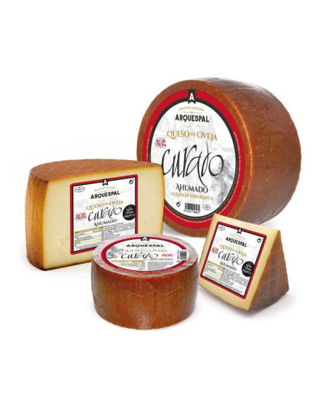QUESO DE VACA AHUMADO LEÑA ROBLE HAYA ARQUESPAL PALENCIA