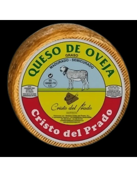 QUESO SEMI-CURADO PURO DE OVEJA CRISTO DEL PRADO