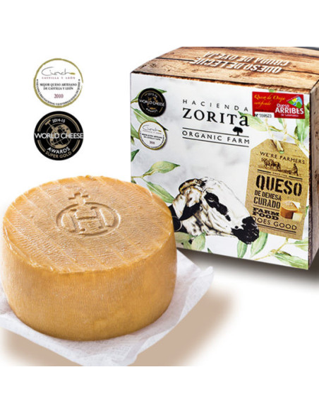 QUESO CURADO PURO DE OVEJA LECHE CRUDA HACIENDA ZORITA (UNIDAD)
