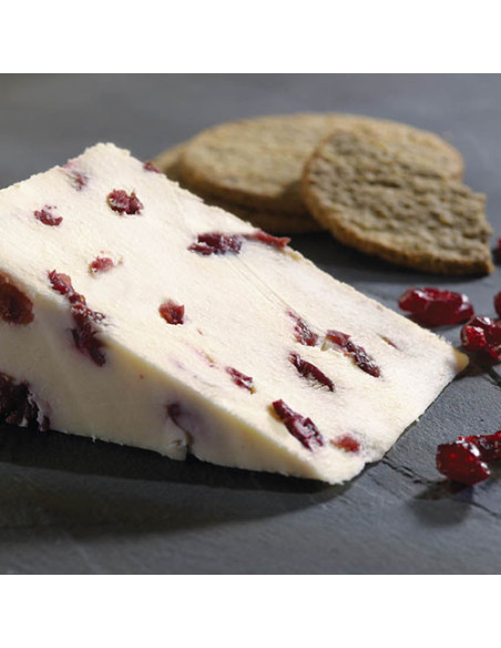 QUESO INGLÉS WENSLEYDALE CON ARÁNDANOS