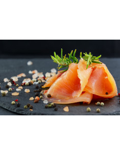 SALMÓN AHUMADO AL CORTE