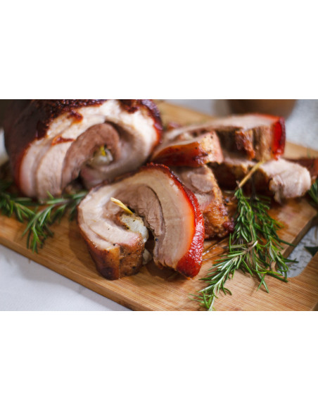 PORCHETA - PANCETA ASADA CON ESPECIAS