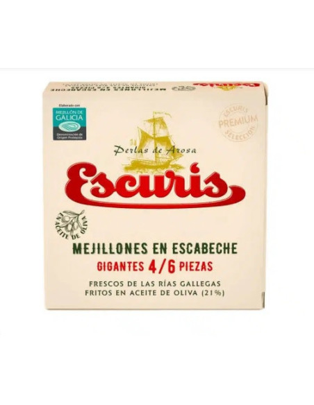 MEJILLONES DE ESCURIS 4/6