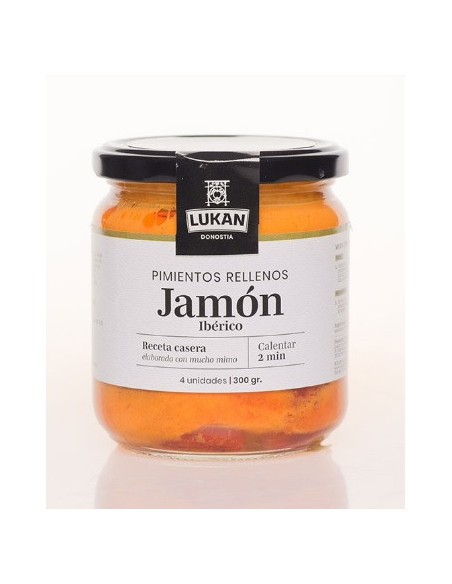 PIMIENTOS RELLENOS DE JAMÓN IBÉRICO LUKAN