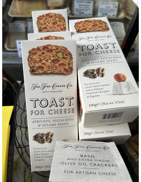 CRACKERS DE ALBARICOQUE, PISTACHOS Y SEMILLAS DE SÉSAMO