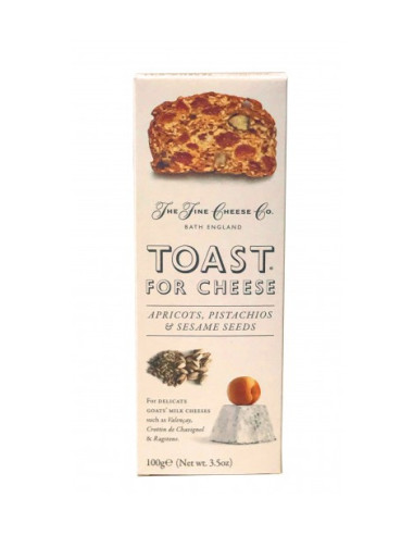 CRACKERS DE ALBARICOQUE, PISTACHOS Y SEMILLAS DE SÉSAMO