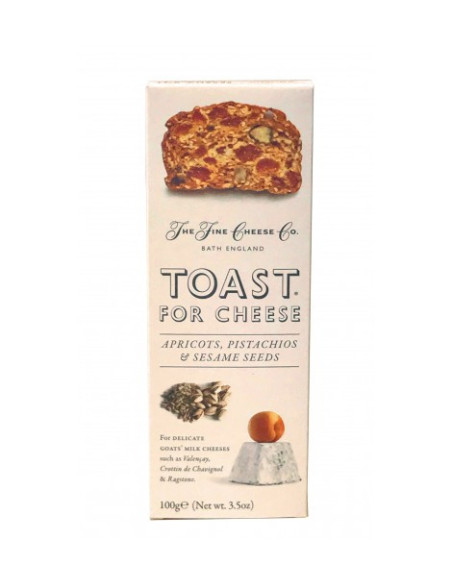 CRACKERS DE ALBARICOQUE, PISTACHOS Y SEMILLAS DE SÉSAMO