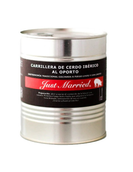 CARRILLERA DE CERDO IBÉRICO AL VINO OPORTO JUST MARRIED