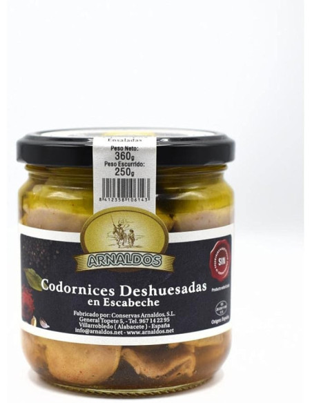CODORNIZ EN ESCABECHE DESHUESADAS ARNALDO